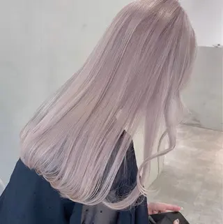 ロング カラー LOWRL渋谷所属・✨LOWRL渋谷✨ しゅけ／ハイトーンのヘアスタイル