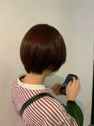 ショート カラー 斉藤 陸のヘアスタイル