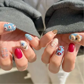 ネイル takara nail所属・takara射水高岡 マグネット韓国ポップのネイルデザイン