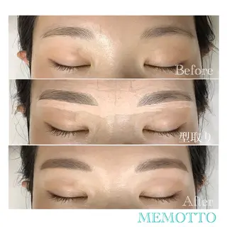アイブロウ MEMOTTO CHIHIROのマツエク・マツパデザイン