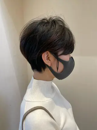 ショート LucksiMie 銀座店所属・【韓国　レイヤー 髪質改善✨】かずのヘアスタイル