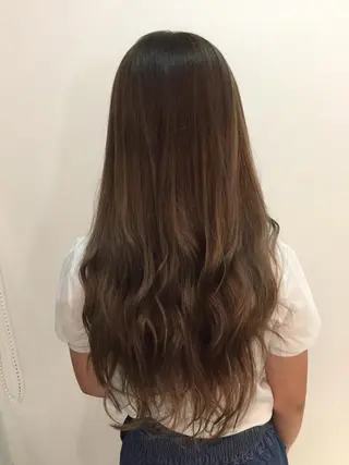ロング 永井 悠大のヘアスタイル