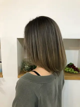 ミディアム 髪質改善ayame 横山諒のヘアスタイル