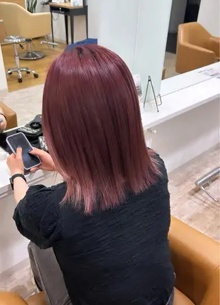 カラー 渡辺 望愛のヘアスタイル