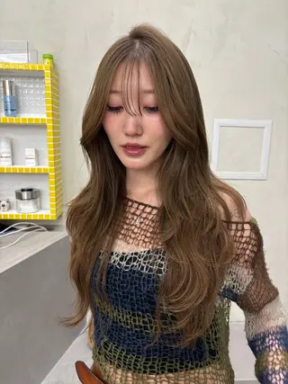 ロング カラー yuuna/ ハッシュカット🎀のヘアスタイル