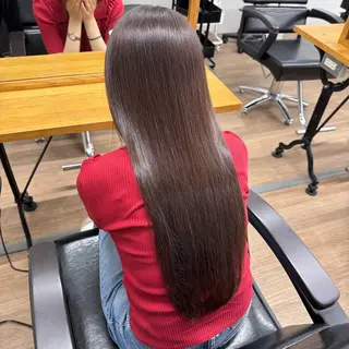 ロング Peeps&suu（ピープスアンドスー）所属・藤原航/艶髪 /縮毛矯正大募集のヘアスタイル