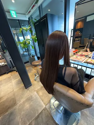 ロング カラー 飯村 麻莉奈のヘアスタイル