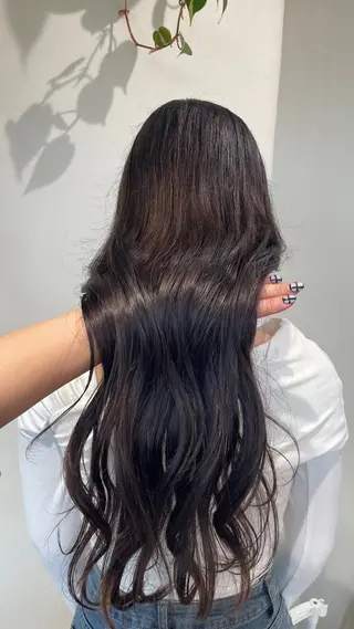 ロング カラー 似合わせカット ▫️ｲﾁｶ🌻のヘアスタイル