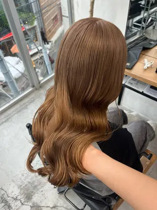 セミロング カラー ヘアアレンジ 🫧透明感カラー/ ナルハ🫧のヘアスタイル