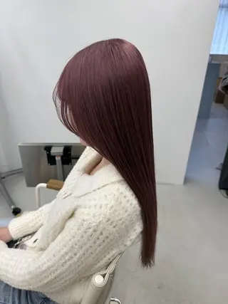 カラー ハイトーン/艶髪/ 暗髪/韓国/sanaのヘアスタイル