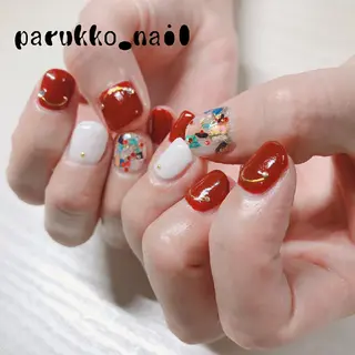 ネイル 爪工房ぱるっこ所属・川岡 香を里のネイルデザイン