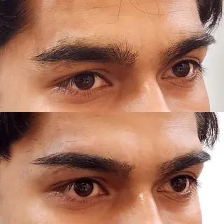 アイブロウ ユウナ/眉ワックス /メンズカットモデルのヘアスタイル