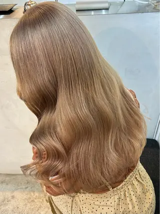 ロング カラー 🧸艶々韓国ヘア 🧁mizunaのヘアスタイル