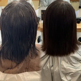 ミディアム lapereau ayanaのヘアスタイル