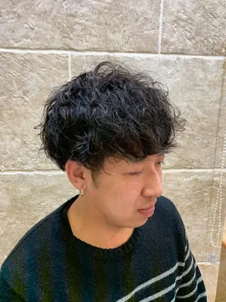 パーマ メンズ 《Zina札幌大通》 Hinano🐻のヘアスタイル