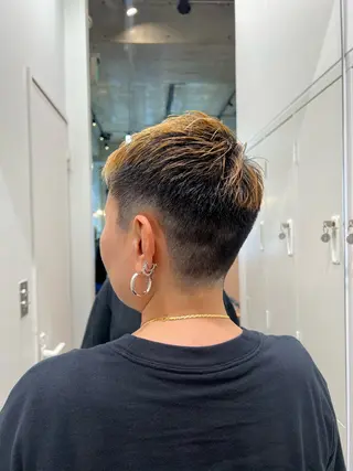 ショート カコ/レイヤーカット ヘアアレンジのヘアスタイル