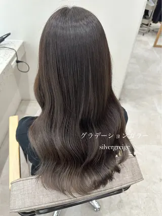 ロング カラー 🍓韓国ヘア レイヤ ーカット🍓笠原 葵のヘアスタイル