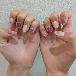 ネイル 6RokuHair（ロクヘアー)所属・門川 茉奈美のネイルデザイン