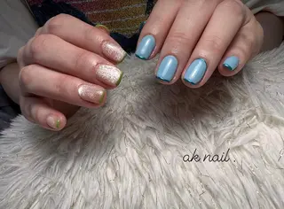 ショート ネイル ak nail .のネイルデザイン