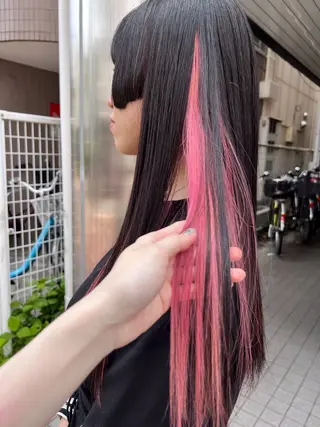 ロング カラー hair&space velon所属・推しカラー🫧 サーシャのヘアスタイル