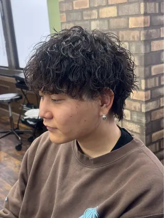 ミディアム Maison所属・メンズ特化 浜本志厳のヘアスタイル