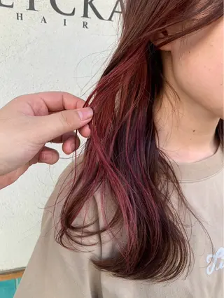 カラー ショート✂︎ ゆるパーマKANOのヘアスタイル