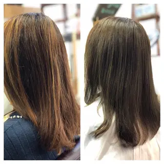 ロング カラー 戸津川 隆人のヘアスタイル