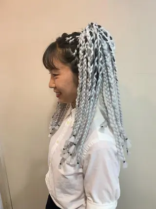 ヘアアレンジ インナーカラー🧸 suzunaのヘアスタイル