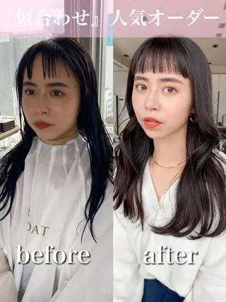 セミロング 【1日2名様限定】 AFLOAT白川雄副のヘアスタイル