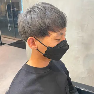 ショート カラー メンズ ヤマモト マイのヘアスタイル