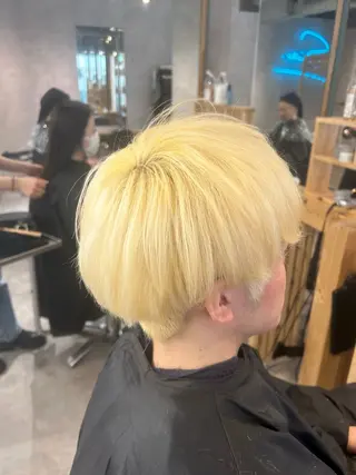 ショート カラー パーマ メンズ Sia中野新橋 『JUNYA』のヘアスタイル