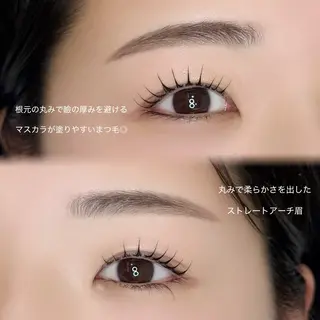 マツエク・マツパ WHITE  EYE mao🤍🏹のマツエク・マツパデザイン