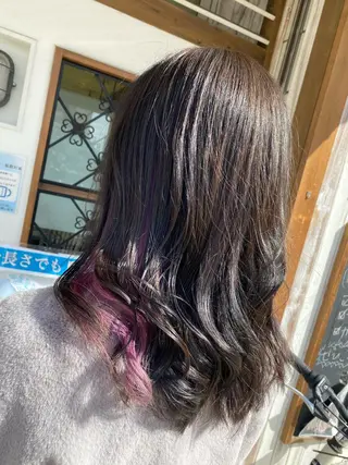 カラー 茅ヶ崎/ハイライト/ ハイトーン/関口実華のヘアスタイル