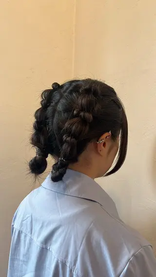 ヘアアレンジ 吉岡 茉穂のヘアスタイル
