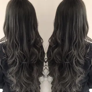 ロング カラー AHNKISM AHNKISMのヘアスタイル