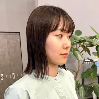 ミディアム 暖色/ボブ/吉岡美音 GIEN NU茶屋町のヘアスタイル