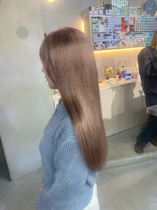 ロング カラー qulim所属・前橋 姫奈のヘアスタイル