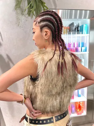 スミレ /メンズ /コーンロウのヘアスタイル