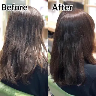 セミロング カラー hair&spa myashbe'所属・ISHIMURA KONOMIのヘアスタイル