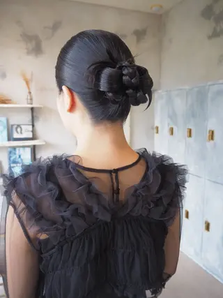 セミロング COME G HEAD 上之裏所属・高木 青空のヘアスタイル