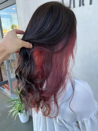 ロング カラー 名古屋/デザイン/ ブリーチ/松井亮磨のヘアスタイル