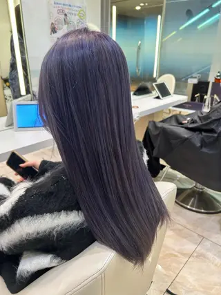 ロング カラー はるか/ブリーチカラ ー/ヘアアレンジ🤍のヘアスタイル