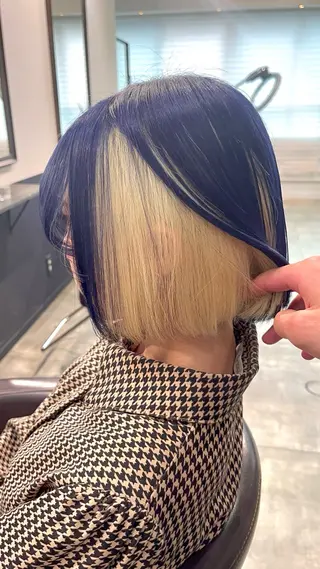 ショート カラー 🌈カラー特化 ハイトーンけいと🌈のヘアスタイル