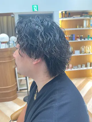 パーマ メンズ 🫧学生人気NO1. としき/立川のヘアスタイル