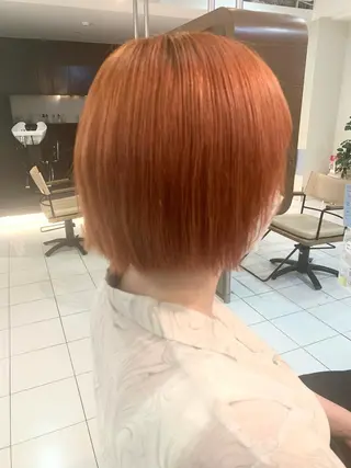 ショート カラー ダブルカラー/ウルフ 上田　航平のヘアスタイル