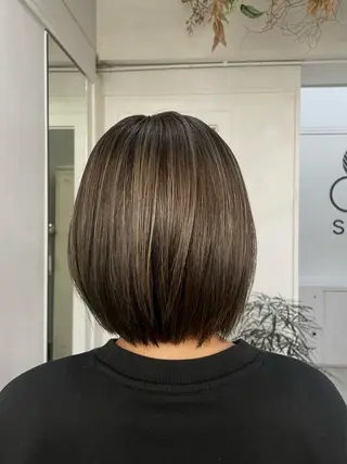 ミディアム カット モデル募集/ホノカのヘアスタイル