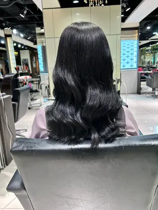 ロング カラー 髪質改善/透明感カラ ー/レイヤー/あやはのヘアスタイル