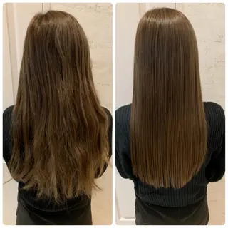 ロング レイヤーカット/ 顔周り 五島巨幹のヘアスタイル