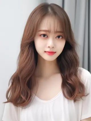 セミロング カラー Lehm所属・表参道/さあ や/大人ナチュラルのヘアスタイル