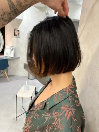 ショート カラー 池袋/似合わせ/縮毛 髪質改善【ugen】のヘアスタイル